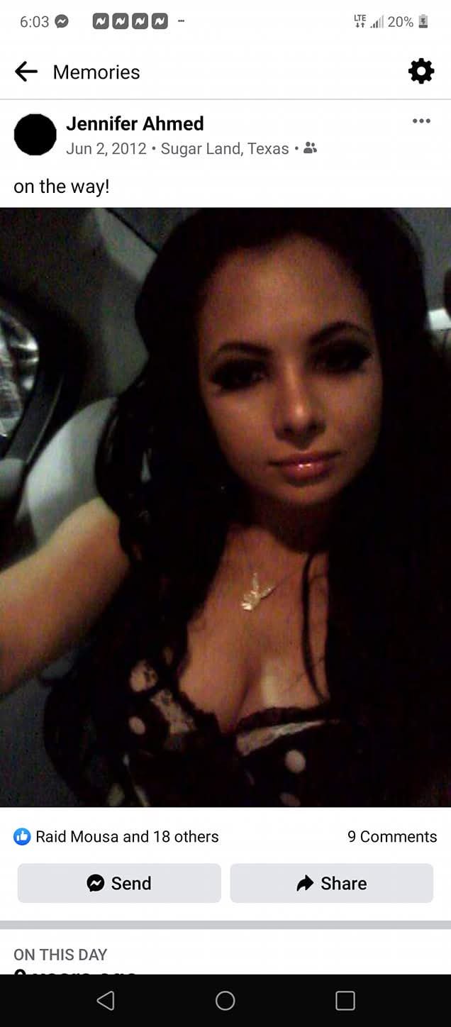 Jennifer Jorgensen Ahmed in a social media portrait